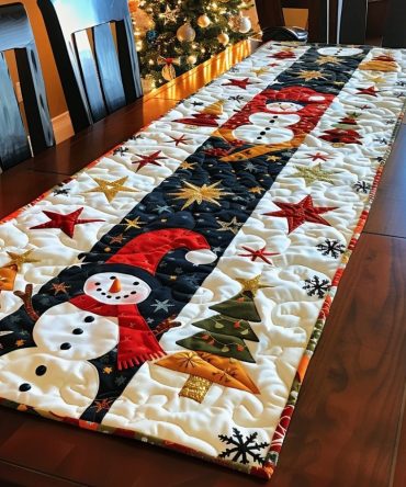 Winter Wonderland Quilted Table Runner