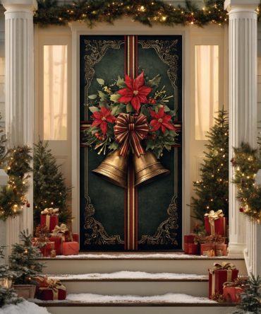 Winter Cheer Quilted Door Cover