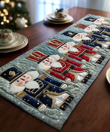 Winter Parade Quilted Table Runner