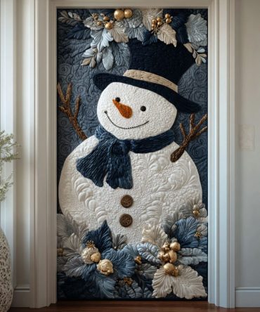 Winter Puff Quilted Door Cover
