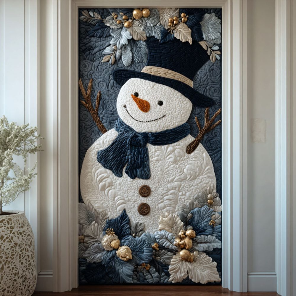 Winter Puff Quilted Door Cover