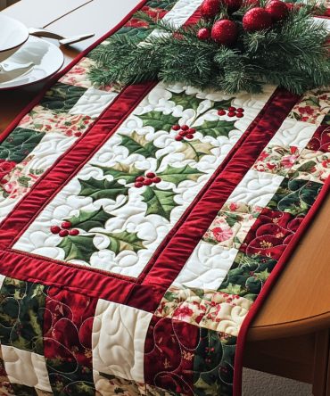 Winter Wonderland Dreams Quilted Table Runner