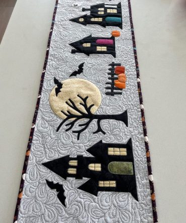Witch House Charms Quilted Table Runner