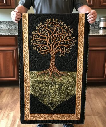 Woodland Echoes Quilted Table Runner