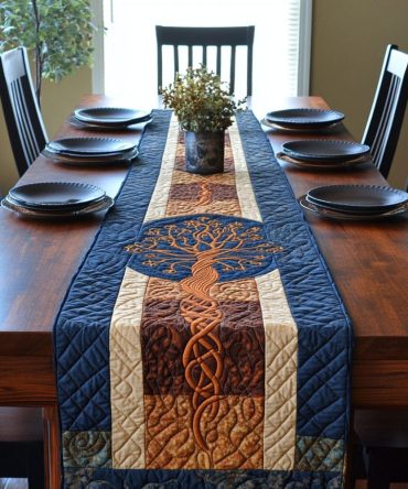 Yggdrasil Protector Quilted Table Runner