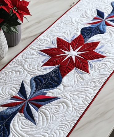 Yuletide Bliss Quilted Table Runner