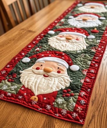 Yuletide Cheer Quilted Table Runner