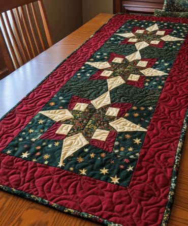 Yuletide Comfort Quilted Table Runner