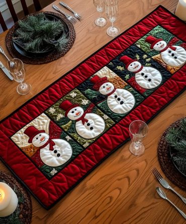 Yuletide Joy Quilted Table Runner