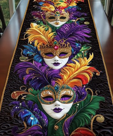 Festival Fleur V2 Quilted Table Runner