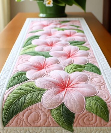 Floral Paradise V2 Quilted Table Runner