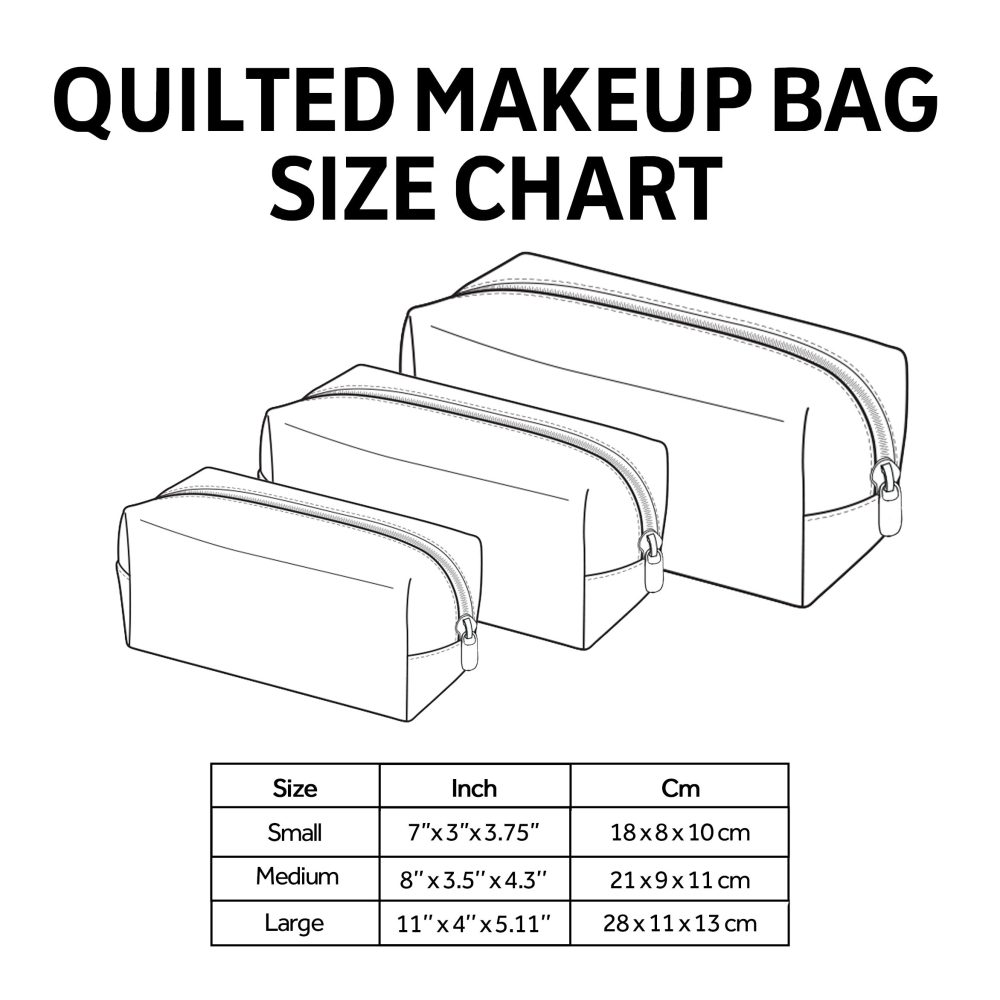 Soft Sunshine Quilted Makeup Bag - Image 2