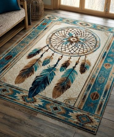 Ancestral Calm Area Rug — Subtle Tribal Pattern Indoor Rug, Neutral Earth-Tone Accent For Living Room & Bedroom