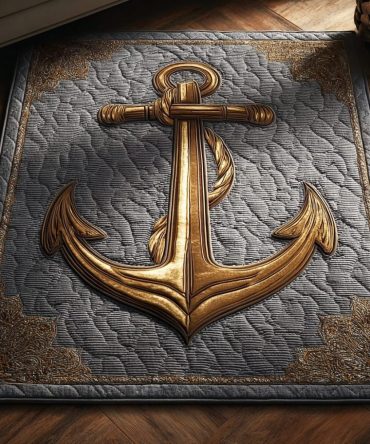Anchor Soul Area Rug — Timeless Nautical Rug With Anchor Design, Durable Indoor Floor Accent For Coastal Homes