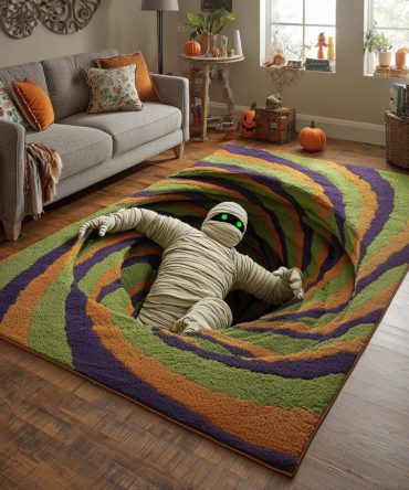 Ancient Echoes Distressed Area Rug - Subtle Neutral Palette, Vintage Texture, Soft Low-Pile Rug For Minimalist & Boho Interiors