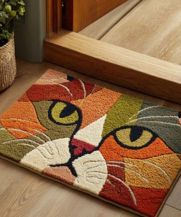 Autumn Gaze Cozy Welcome Mat — Serene Fall-Themed Door Rug With Durable Fibers, Weather-Resistant & Non-Slip Backing For Porch Or Foyer