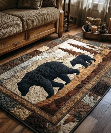 Spirit Bear Area Rug – Ethnic-Inspired Decorative Rug With Durable Weave For Living Room, Bedroom & Rustic Spaces