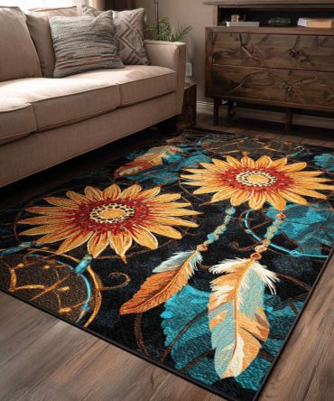 Beyond Borders Global Area Rug — Abstract Geometric Rug For Modern Living Rooms, Durable Low-Pile, Transitional Accent & Layering Piece
