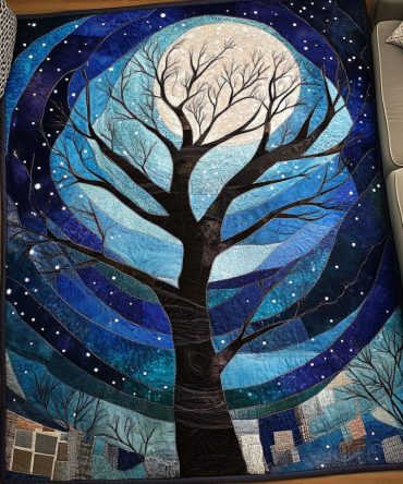 Blue Reverie Area Rug — Modern Abstract Blue Indoor Rug, Soft Low-Pile, Durable & Easy-Care For Contemporary Spaces