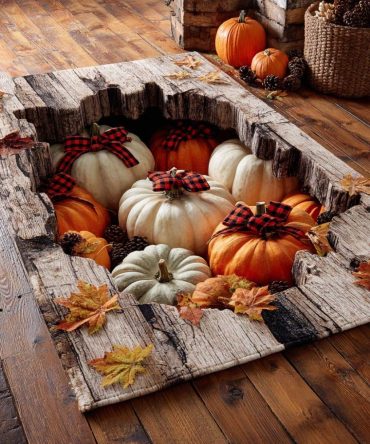 Buffalo Check Harvest Plaid Area Rug — Farmhouse Style Indoor Rug For Entryway, Kitchen & Living Room, Durable And Easy Clean