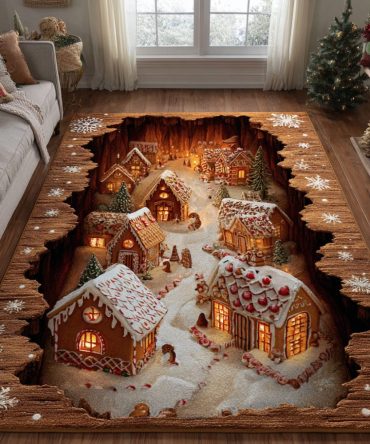 Candlewood Hollow Classic Area Rug — Timeless Traditional Low-Pile Rug For Living Rooms, Dining Areas & Entrances, Durable & Stain-Resistant