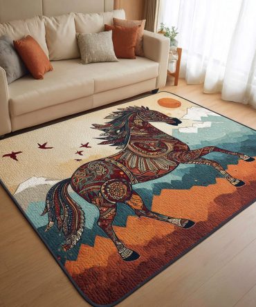 Southwest Pattern Canyon Runner — Long Durable Hallway Runner Rug With Non-Slip Backing, Fade-Resistant Construction For Kitchen & Corridor Use