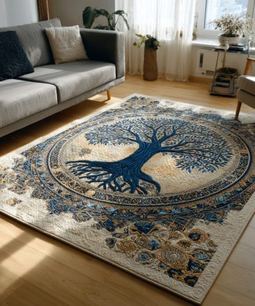 Canyon Seasons Area Rug — All-Season Earthtone Design, Versatile Low-Pile Rug For Living Room, Bedroom & Office With Easy-Care Durability