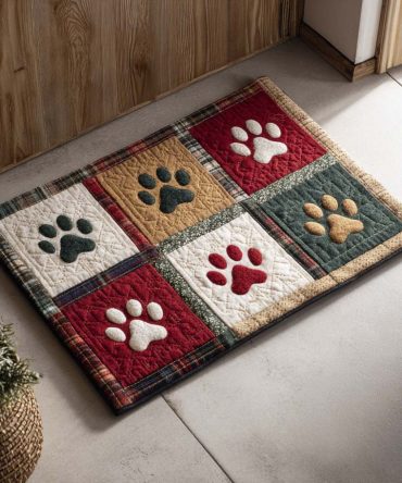 Classic Prints Timeless Welcome Mat — Elegant Patterned Door Rug For Indoor & Outdoor Use, Durable, Easy-Clean Entryway Accent
