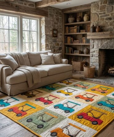 Nautical Club Cruise Area Rug - Durable Indoor/Outdoor Coastal Runner, Low-Profile & Stain-Resistant For Entryways