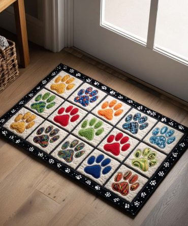 Rainbow Trails Entrance Mat - Colorful Geometric Outdoor/Indoor Doormat, Fade-Resistant, Easy Clean & Non-Slip Backing For Modern Porches