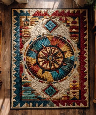 Copper Feather Legacy Rug — Elegant Earth-Tone Area Rug With Feather Motif, Durable Accent For Living Room Or Bedroom