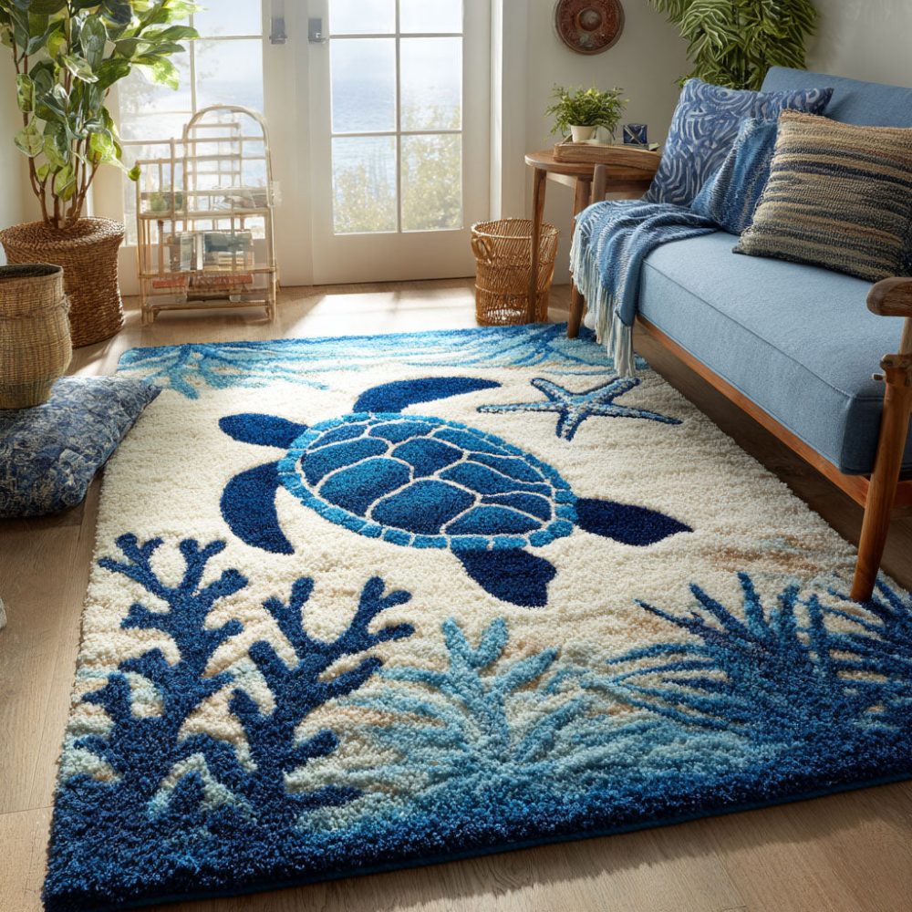 Coral Companion Accent Rug — Coastal-Inspired Area Rug With Soft Coral Hues, Cozy Addition For Beachy Living Rooms And Bedrooms