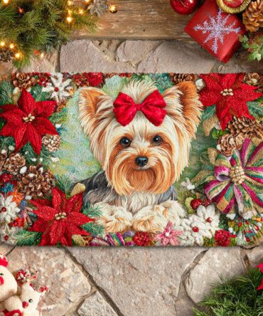 Cozy Pup Doormat: Soft-Looking Durable Coir Welcome Mat For Pets, Weather-Resistant, Non-Slip Backing — Warm Seasonal Entryway Accent