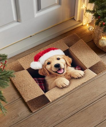 Cozy Pup Welcome Doormat — Ultra-Durable Coir Front Door Mat With Non-Slip Backing, Pet-Friendly Design For Indoor/Outdoor Use