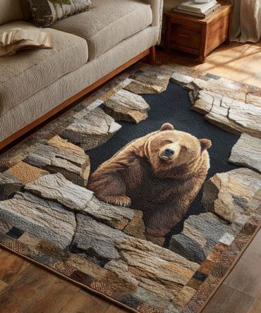 Plush Cozy Retreat Area Rug - Ultra-Soft Living Room & Bedroom Accent Rug, Non-Slip Backing, Durable Low-Pile Decor
