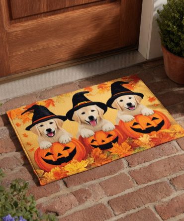 Adorable Labrador Retriever Welcome Mat – Cute Coir Door Mat For Front Porch, Durable Outdoor Welcome Gift For Dog Lovers