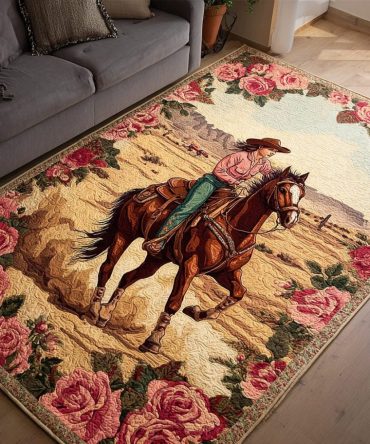 Desert Ride Rug - Southwestern Motion Pattern Area Rug For Living Room & Entry, Warm Neutral Accent Rug, Durable Low-Pile Construction