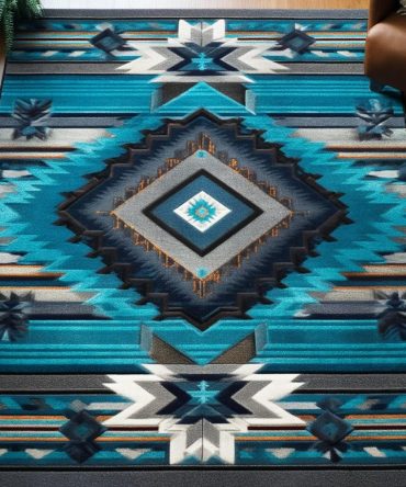 Earth Geometry Modern Area Rug — Geometric Neutral Rug For Contemporary Living Rooms, Low-Pile, Fade-Resistant & Easy-Care Options