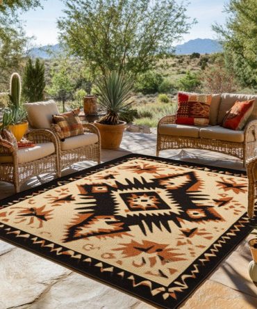 Earth Mirage Subtle Pattern Area Rug — Calming Neutral Rug With Soft Texture, Low-Pile, Fade-Resistant, Perfect For Living Rooms & Bedrooms