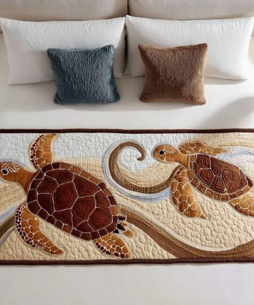 Earthbound Grace Quilted Bed Runner – Natural Tones & Elegant Quilting For Serene Bedrooms, Soft Fabric, Low-Maintenance Care