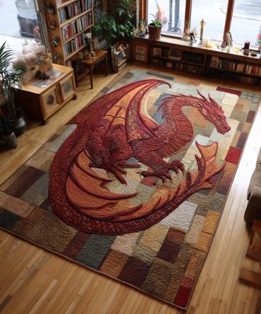 Ember Storm Area Rug — Dramatic Dark-Toned Accent Rug For Contemporary Rooms, Fade-Resistant, Low-Pile Durable Carpet