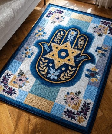 Eternal Blessings Ornamental Rug — Luxurious Decorative Area Rug For Formal Living Rooms, Bedrooms & Entryways (Elegant Patterned Design)