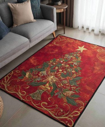 Evergreen Light Subtle Pattern Rug — Soft Green Neutral Area Rug For Scandinavian, Minimalist & Modern Homes (Calming Hue, Versatile Styling)