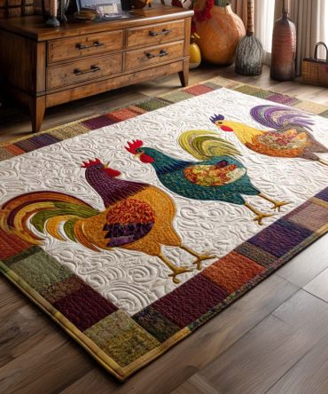 Farmyard Friends Cozy Kids Area Rug - Charming Barnyard Animal Design, Soft Low-Pile Rug For Nurseries, Playrooms & Classrooms