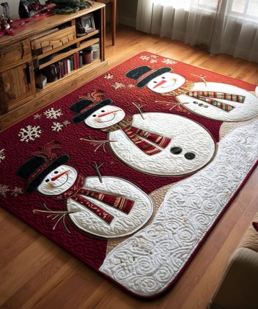 Cozy Festive Nights Area Rug — Plush Holiday Bedroom & Living Room Accent Rug With Rich Colors And Soft Pile
