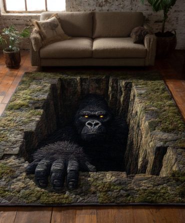 Legend Of The Forest Distressed Area Rug — Vintage-Inspired Woodland Rug With Low-Pile Construction For Rustic & Modern Spaces — Multiple Sizes , Fast Shipping & Easy Returns