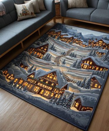 Frost Lane Transitional Area Rug — Neutral Palette Runner & Area Rug, Durable Low-Pile Style For Hallways & Living Areas