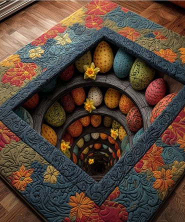 Gentle Easter Glow Area Rug — Pastel Floral Accent Rug For Spring Décor, Living Room, Nursery & Entryway, Soft Low-Pile Texture