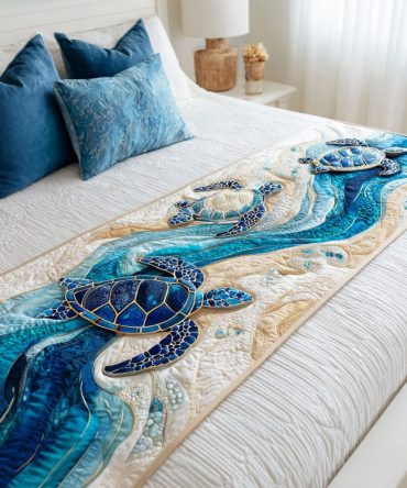 Gentle Glide Quilted Bed Runner — Soft Neutral Decorative Runner For Tranquil Bedrooms, Quilted Texture To Add Subtle Elegance To Queen & King Beds