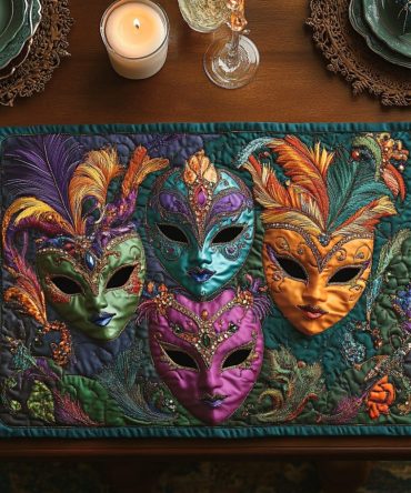 Luxurious Gold Quilted Dining Placemat — Heat-Resistant Table Accent, Machine-Washable & Reversible For Elegant Seasonal Entertaining